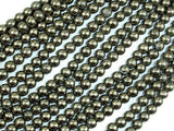 Pyrite Beads, 4mm Round Beads-Gems: Round & Faceted-BeadXpert