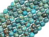 Blue Calsilica Jasper Beads, 8mm Faceted Round Beads-Gems: Round & Faceted-BeadXpert
