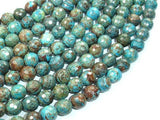 Blue Calsilica Jasper Beads, 8mm Faceted Round Beads-Gems: Round & Faceted-BeadXpert