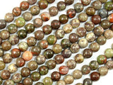 Rainforest Agate Beads, 6mm Round Beads-Gems: Round & Faceted-BeadXpert