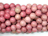 Rhodonite Beads, 8mm, Round Beads-Gems: Round & Faceted-BeadXpert