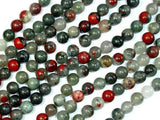 African Bloodstone, 6mm (6.5 mm) Round-Gems: Round & Faceted-BeadXpert