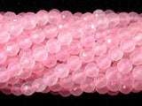 Rose Quartz, 6mm Faceted Round Beads-Gems: Round & Faceted-BeadXpert