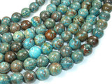 Blue Calsilica Jasper, 12mm Round Beads-Gems: Round & Faceted-BeadXpert