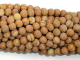 Matte Wood Jasper Beads, Round, 6mm-Gems: Round & Faceted-BeadXpert
