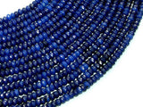 Blue Jade Beads, Faceted Rondelle, Approx 2 x 4mm-Gems:Assorted Shape-BeadXpert