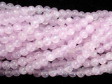 Dyed Jade, Light Pink, 6mm Round Beads-Gems: Round & Faceted-BeadXpert
