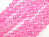 Dyed Jade- Pink, 8mm Round Beads-Gems: Round & Faceted-BeadXpert
