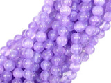 Dyed Jade- Lavender, 8mm Round Beads-Gems: Round & Faceted-BeadXpert