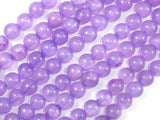 Dyed Jade- Lavender, 8mm Round Beads-Gems: Round & Faceted-BeadXpert