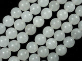 White Jade, 12mm Round Beads-Gems: Round & Faceted-BeadXpert