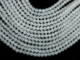 White Agate, 6mm (6.3 mm) Round Beads-Agate: Round & Faceted-BeadXpert