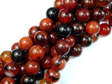 Sardonyx Agate, 12mm (12.3 mm) Round Beads-Gems: Round & Faceted-BeadXpert