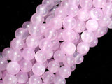 Dyed Jade, Light Pink, 10mm Round Beads-Gems: Round & Faceted-BeadXpert