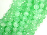 Dyed Jade, Light Green, 10mm Round Bead-Gems: Round & Faceted-BeadXpert