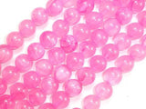 Dyed Jade, Pink, 10mm Round Beads-Gems: Round & Faceted-BeadXpert