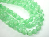 Dyed Jade, Light Green, 10mm Round Bead-Gems: Round & Faceted-BeadXpert