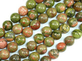 Unakite Beads, 12mm Round Beads-Gems: Round & Faceted-BeadXpert