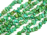 Turquoise Howlite, 4mm - 9mm Chips Beads, 34 Inch, Long full strand-Gems: Nugget,Chips,Drop-BeadXpert