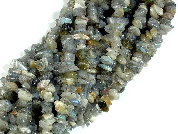 Labradorite Beads, 4mm - 9mm Chips Beads-Gems: Nugget,Chips,Drop-BeadXpert