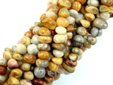 Crazy Lace Agate Beads, Pebble Nugget Beads-Gems: Nugget,Chips,Drop-BeadXpert