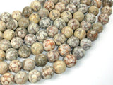 Fossil Jasper Beads, 12mm, round-Gems: Round & Faceted-BeadXpert