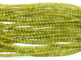 Olive Jade Beads, 4mm Round Beads-Gems: Round & Faceted-BeadXpert