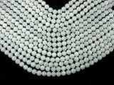 White Moonstone Beads, 6.5mm(6.8mm) Round Beads-Gems: Round & Faceted-BeadXpert