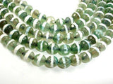 Tibetan Agate Beads, 10mm Faceted Round-Agate: Round & Faceted-BeadXpert