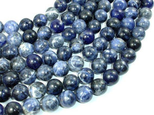 Sodalite Beads, 12mm Round Beads-Gems: Round & Faceted-BeadXpert