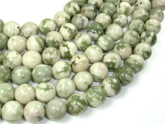 Peace Jade Beads, 12mm Round Beads-Gems: Round & Faceted-BeadXpert