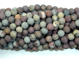 Matte Artistic Jasper, 6mm Round Beads-Gems: Round & Faceted-BeadXpert