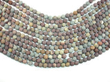 Matte Artistic Jasper, 6mm Round Beads-Gems: Round & Faceted-BeadXpert