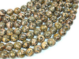 Leopard Skin Jasper, Round bead, 10mm-Gems: Round & Faceted-BeadXpert