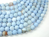 Light Blue Agate Beads, 8mm Round Beads-Gems: Round & Faceted-BeadXpert