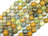 Dendritic Opal Beads, Yellow Moss Opal Beads, 10mm Round Beads-Gems: Round & Faceted-BeadXpert