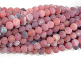 Frosted Matte Agate, 6mm Round Beads-Agate: Round & Faceted-BeadXpert