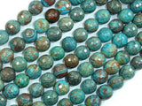 Blue Calsilica Jasper Beads, 10mm Faceted Round Beads-Gems: Round & Faceted-BeadXpert
