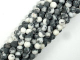 Matte Zebra Jasper Beads, 6mm Round Beads-Gems: Round & Faceted-BeadXpert