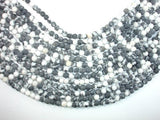 Matte Zebra Jasper Beads, 6mm Round Beads-Gems: Round & Faceted-BeadXpert