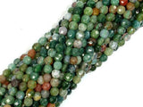 Indian Agate Beads, Fancy Jasper Beads, 4mm Faceted Round Beads-Gems: Round & Faceted-BeadXpert
