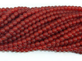 Matte Carnelian Beads, 4mm Round Beads-Gems: Round & Faceted-BeadXpert