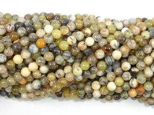 Dendritic Opal Beads, Moss Opal, 4mm Round Beads-Gems: Round & Faceted-BeadXpert