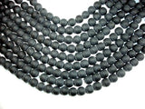 Matte Black Stone, 12mm Round Beads-Gems: Round & Faceted-BeadXpert