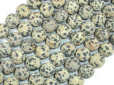 Matte Dalmation Jasper Beads, 12mm Round Beads-Gems: Round & Faceted-BeadXpert