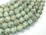 Sesame Jasper Beads, Kiwi Jasper, 12mm-Gems: Round & Faceted-BeadXpert