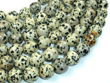 Dalmation Jasper Beads, 14mm Round Beads-Gems: Round & Faceted-BeadXpert